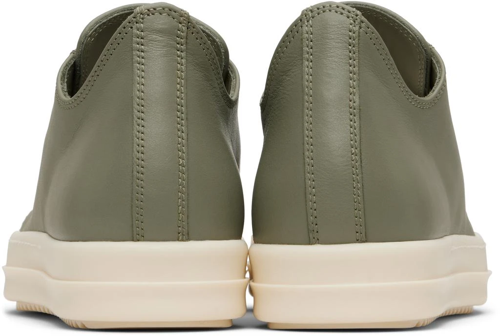 Rick Owens Kids Green Hollywood Low Sneakers 2