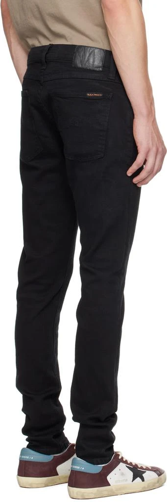 Nudie Jeans Black Tight Terry Jeans 3