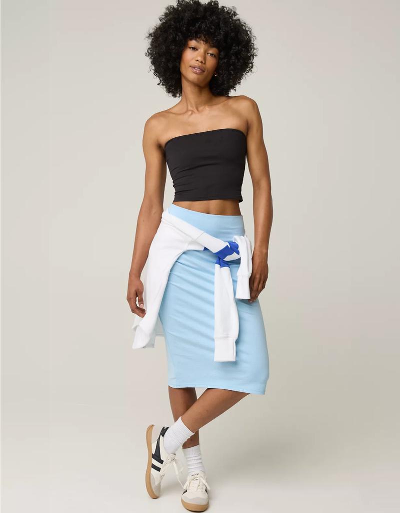 Alo Scholar Knit Cargo Skirt - Oatmeal Heather - Dresses & Skirts