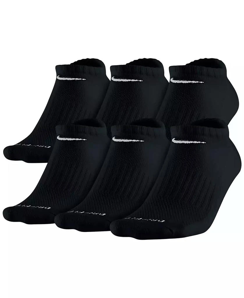 NIKE Unisex Everyday Plus Cushioned Training No-Show Socks 6 Pairs 1