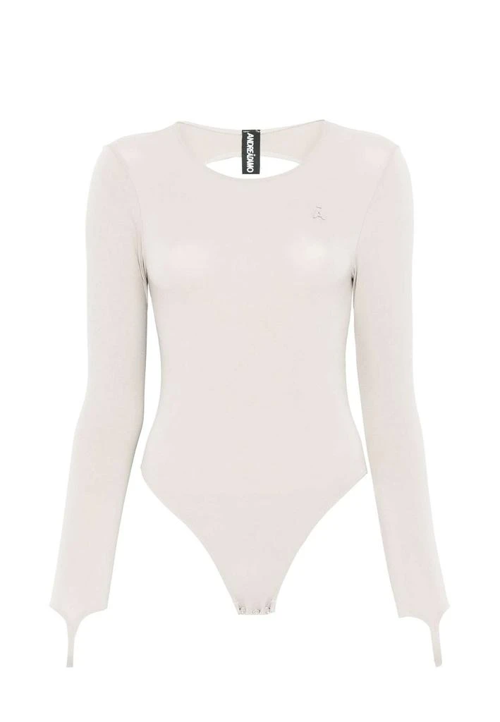 ANDREA ADAMO Andrea Adamo Open Back Bodysuit from Cettire