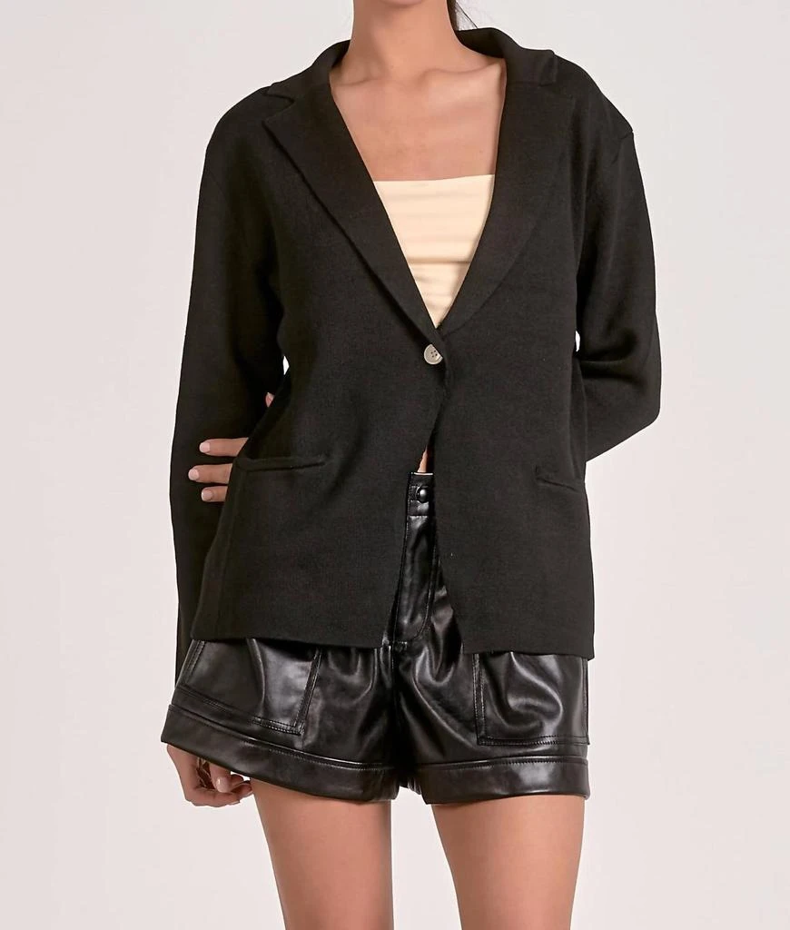 Elan Elan - Women's Sweater Blazer
