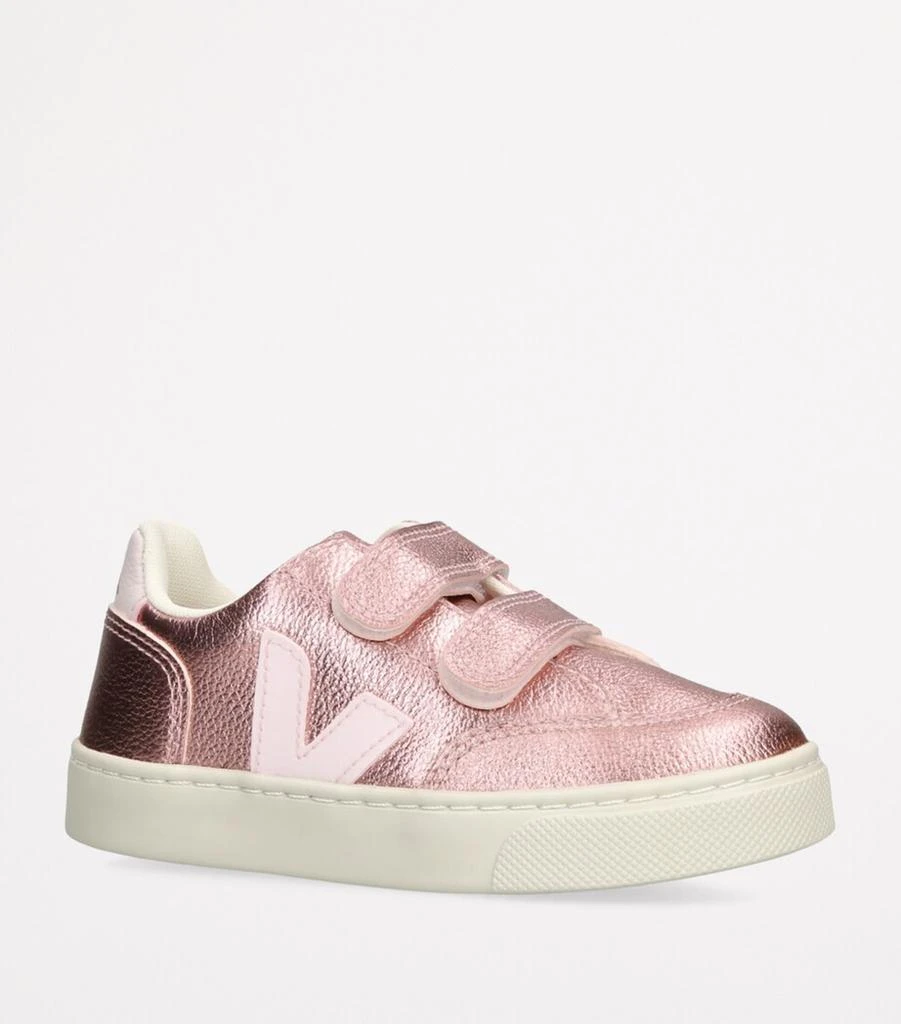 Veja Metallic Leather V-12 Sneakers 3