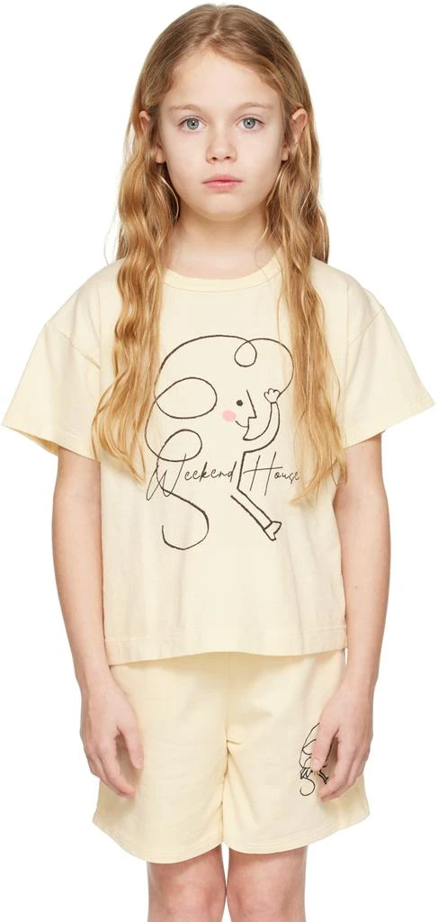 Weekend House Kids Kids Yellow Print T-Shirt 1