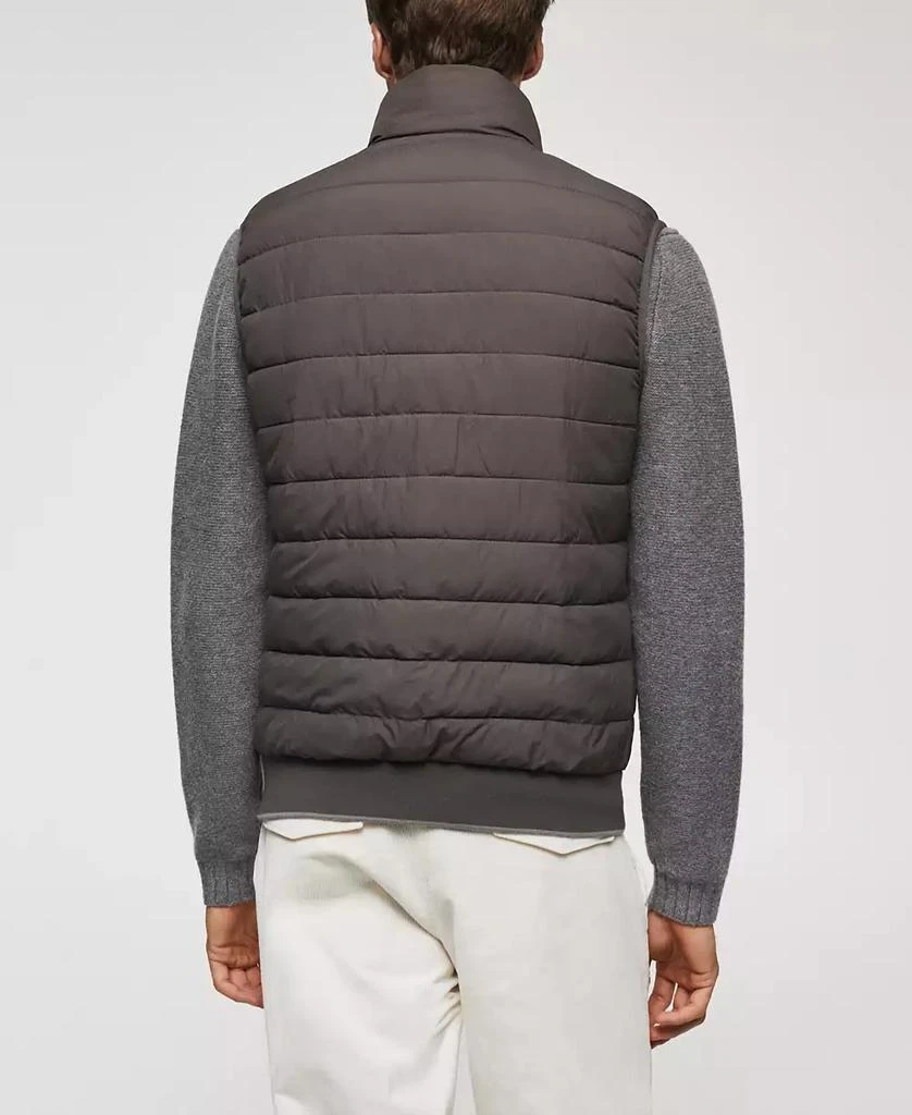 Mango Men's Ultralight Water-Repellent Quilted Vest 11