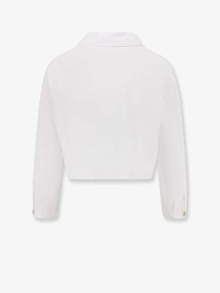 ELISABETTA FRANCHI Kemeja cotton shirt with embroidery 2