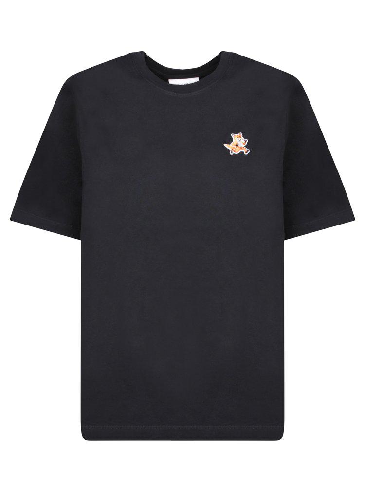 Maison Kitsuné Maison Kitsuné Speedy Fox Patch Crewneck T-Shirt