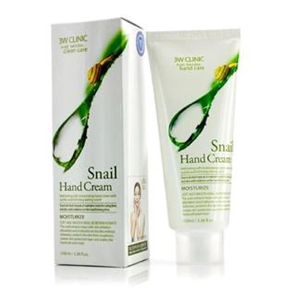 3W Clinic 179750 Hand Cream - Snail, 100 ml-3.38 oz 1