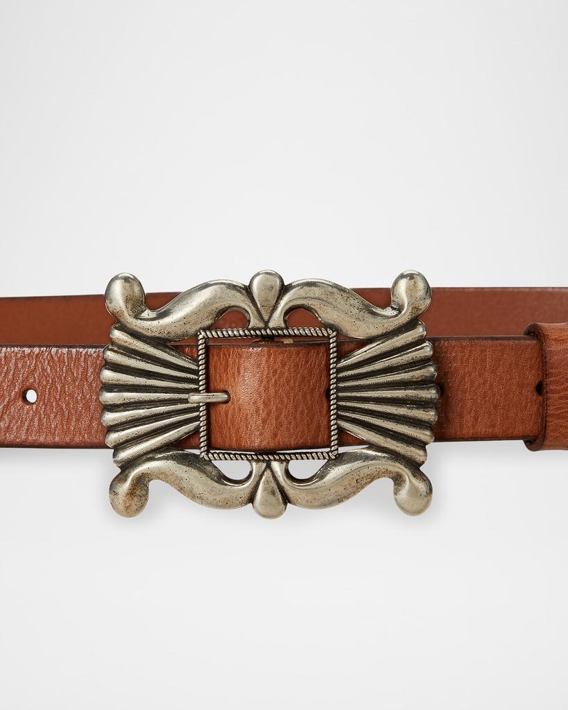 Ralph Lauren x T. Skies Vachetta Leather Belt