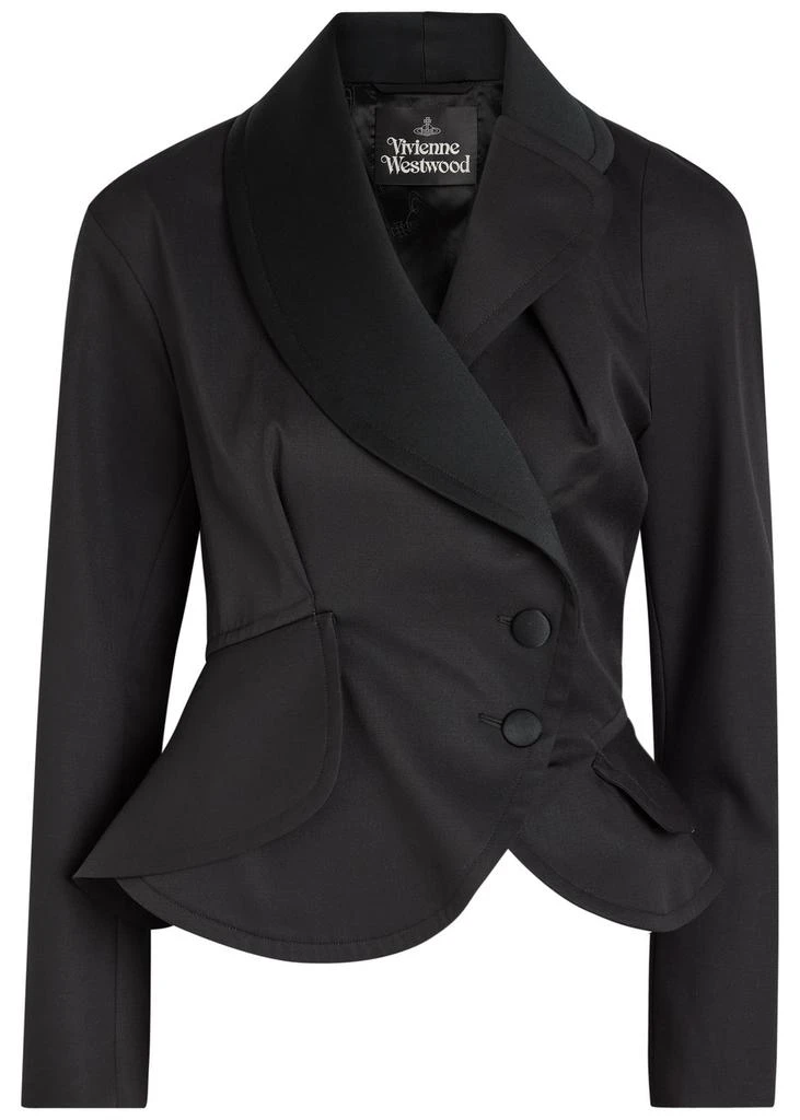 Vivienne Westwood Stormy wool wrap jacket