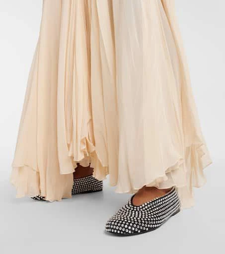 Khaite Marcy embellished ballet flats 4