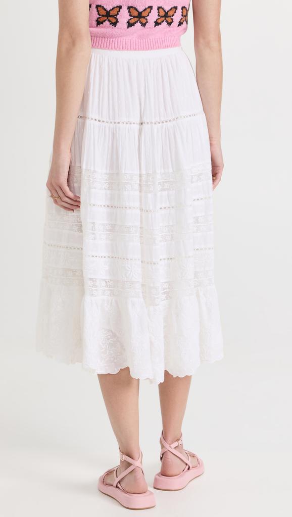 LoveShackFancy Donna Skirt