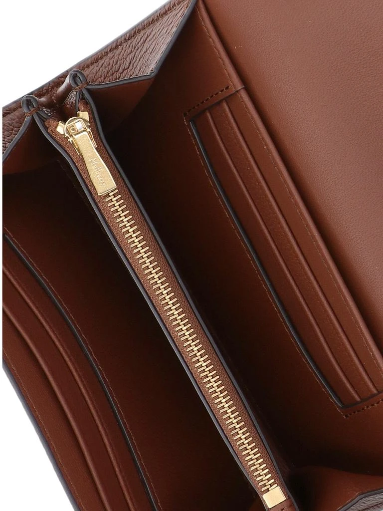 Mulberry Darley Medium Wallet In Brown Pebbled Leather 5