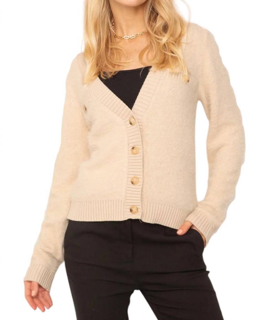 Central Park West Central Park West - Kaylen Eyelash Cardigan