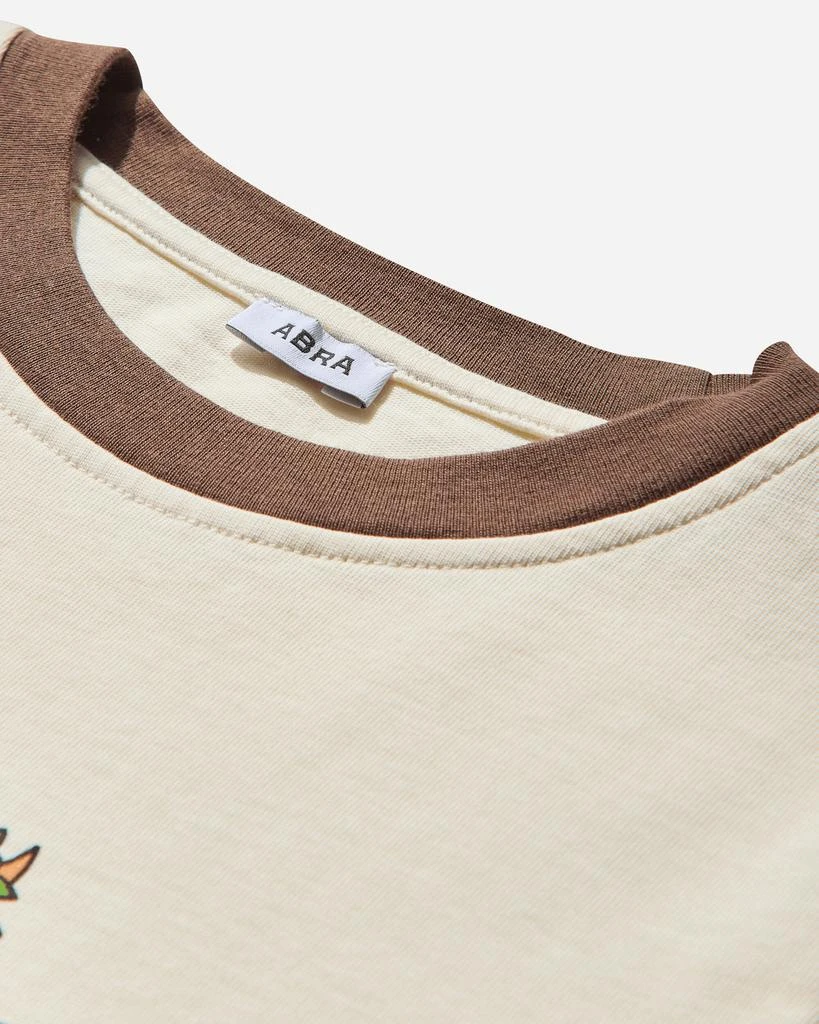 Abra Women's I Love ABRA Mini T-Shirt Beige 3