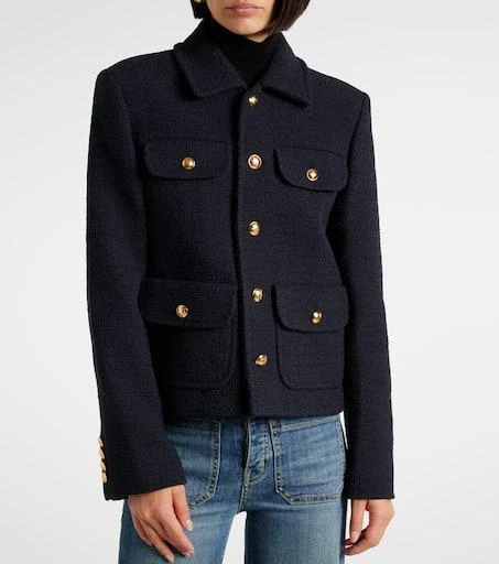 Nili Lotan Paola cotton-blend tweed jacket 4