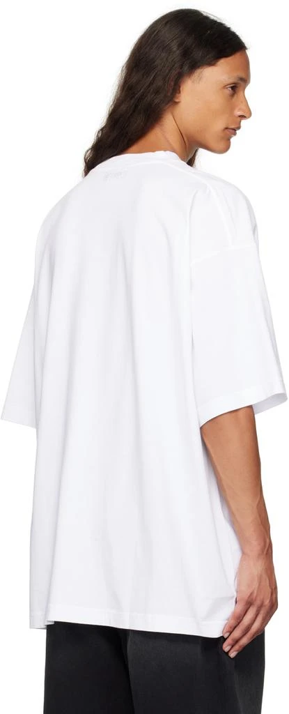 Vetements White 'No Social Media' T-Shirt 3