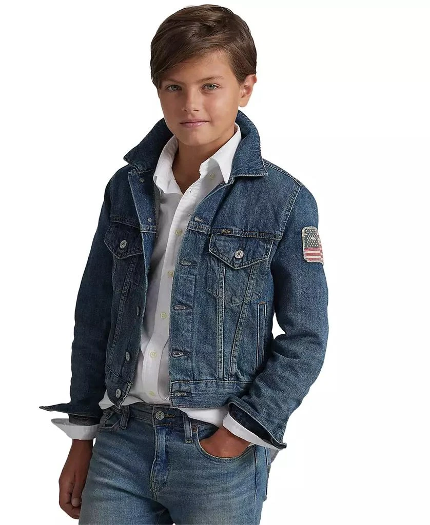 Ralph Lauren Big Boys Denim Cotton Trucker Jacket 1