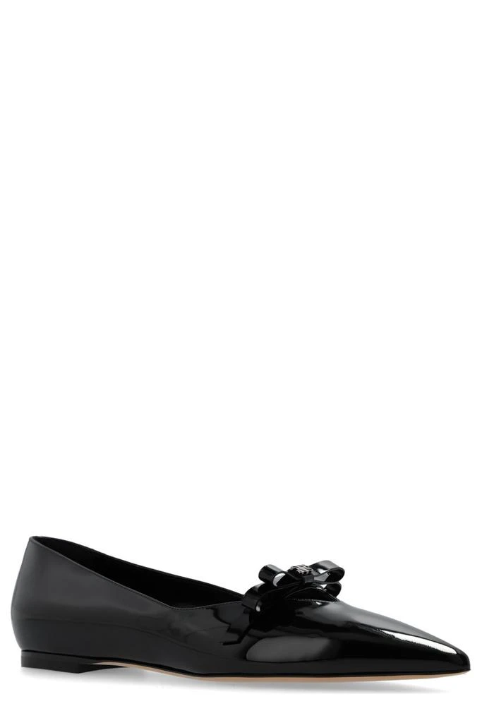 CASADEI Casadei Tiffany Bow Detailed Ballerina Shoes 2