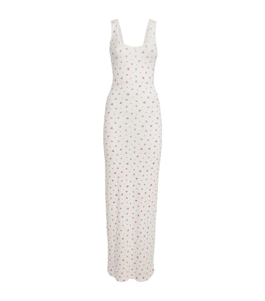 SKIMS Floral Soft Lounge Maxi Dress 1