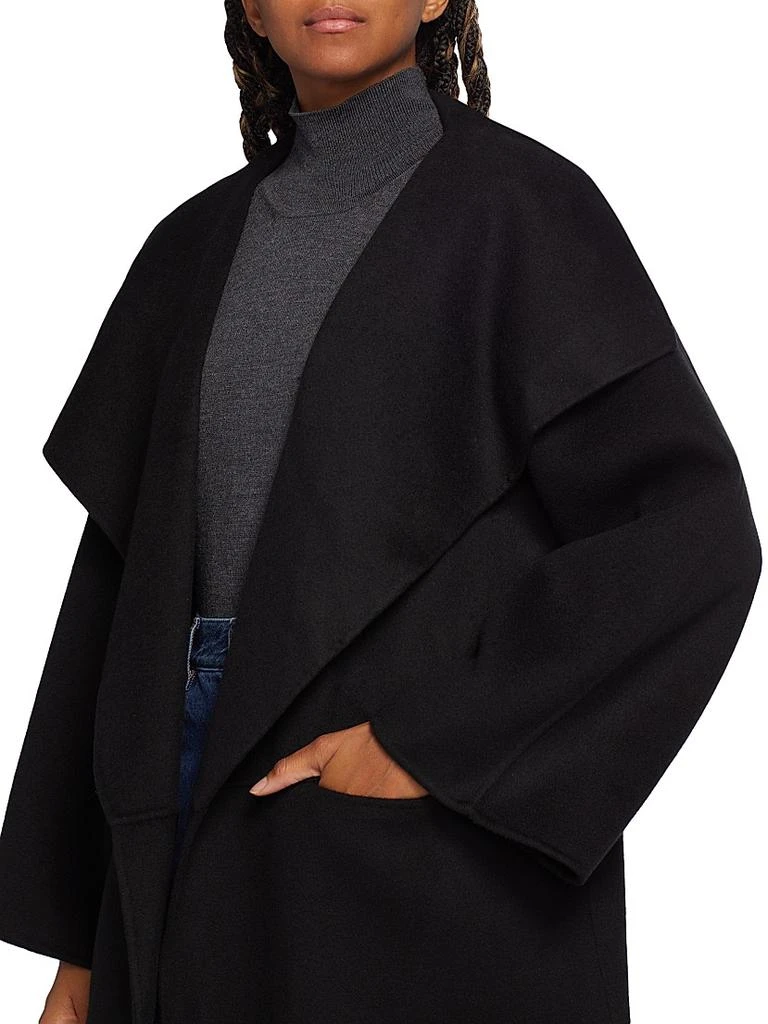 Totême Open-Front Wool Coat 6