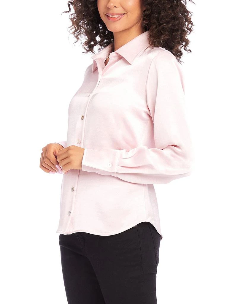 Karen Kane Side Pleat Shirt 4