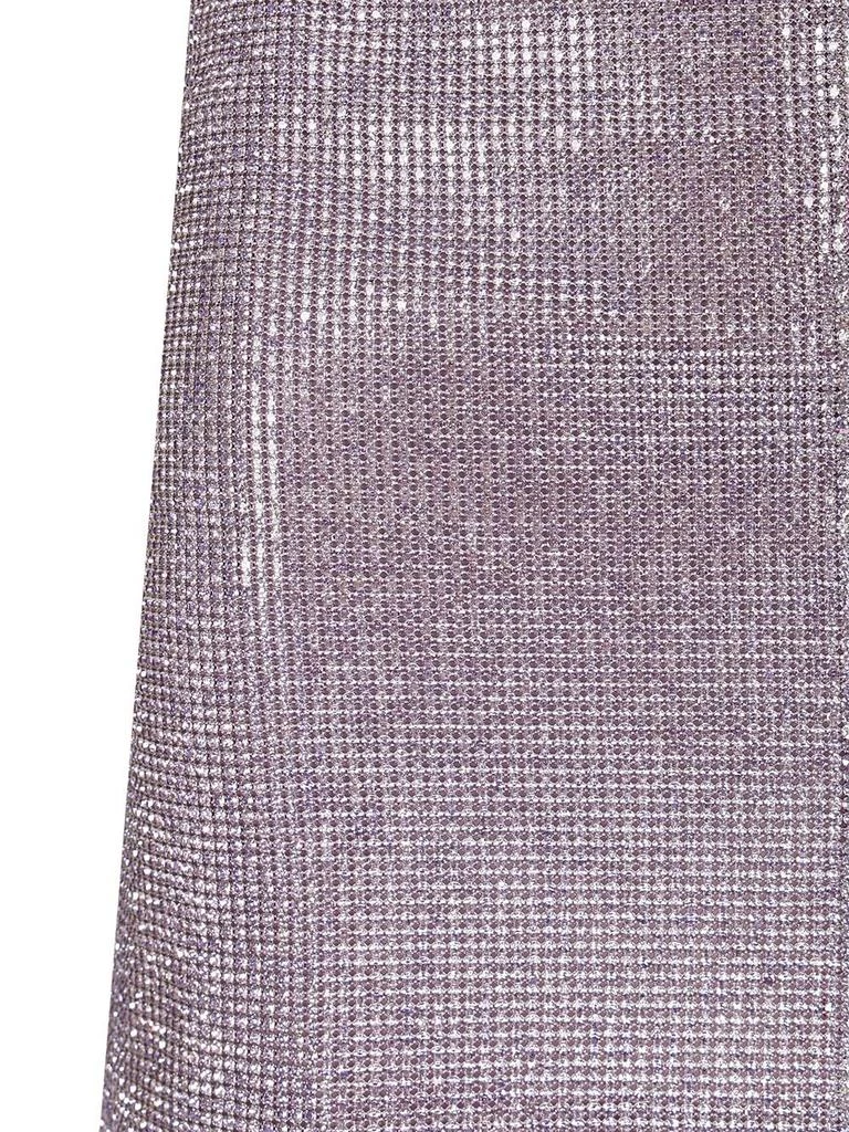 Self Portrait Self-Portrait Metallic Mesh Mini Skirt 4