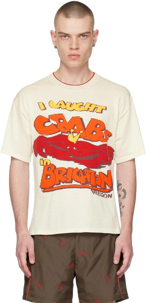 Robyn Lynch Off-White Jacquard T-Shirt 1