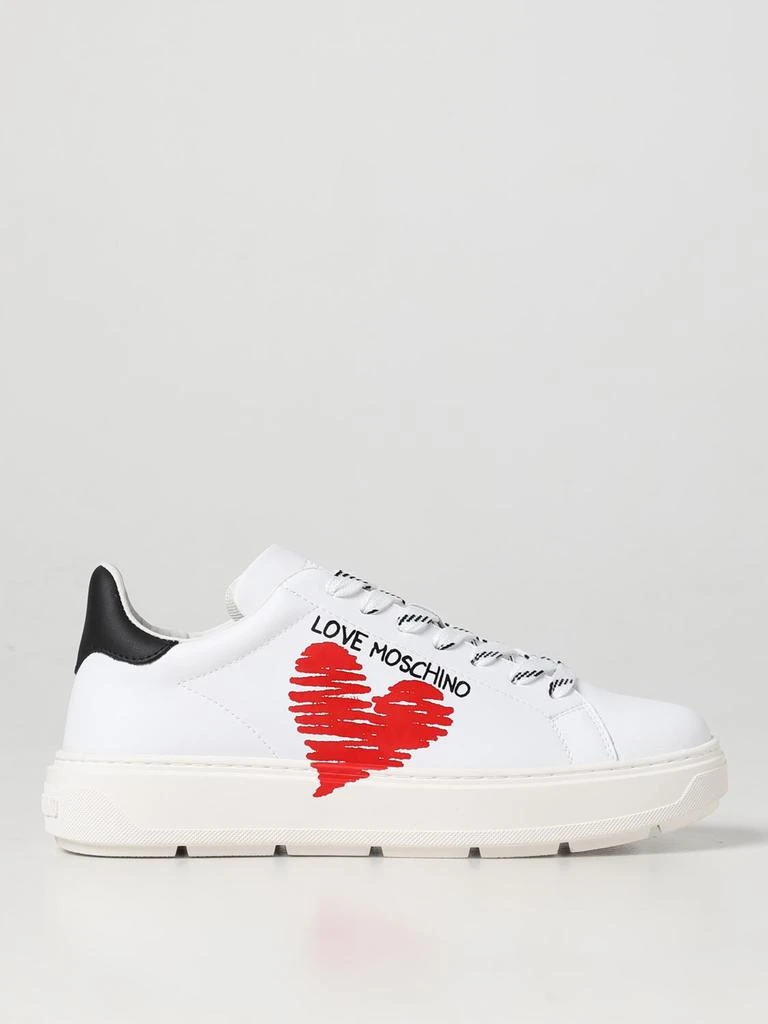 Love Moschino Love Moschino leather sneakers 1