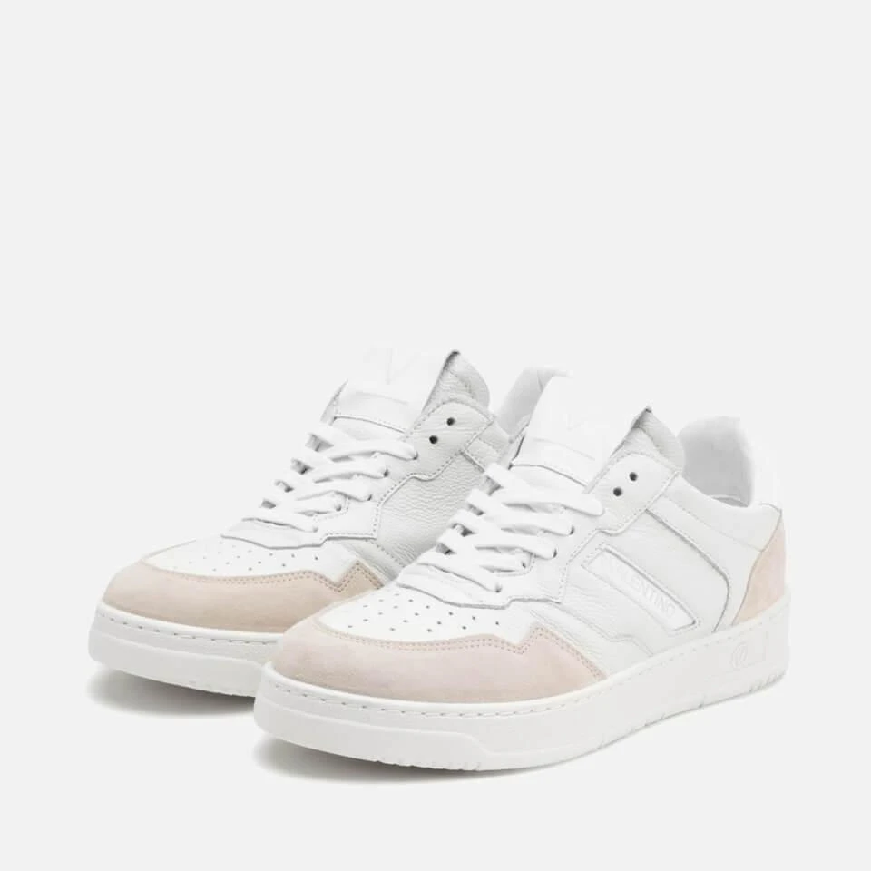 Valentino VALENTINO MEN'S APOLLO BASKET LEATHER AND SUEDE TRAINERS 3