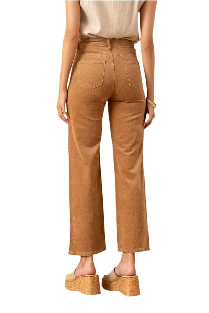 Vivid Vivid - Corduroy Wide Leg Crop Jeans 3