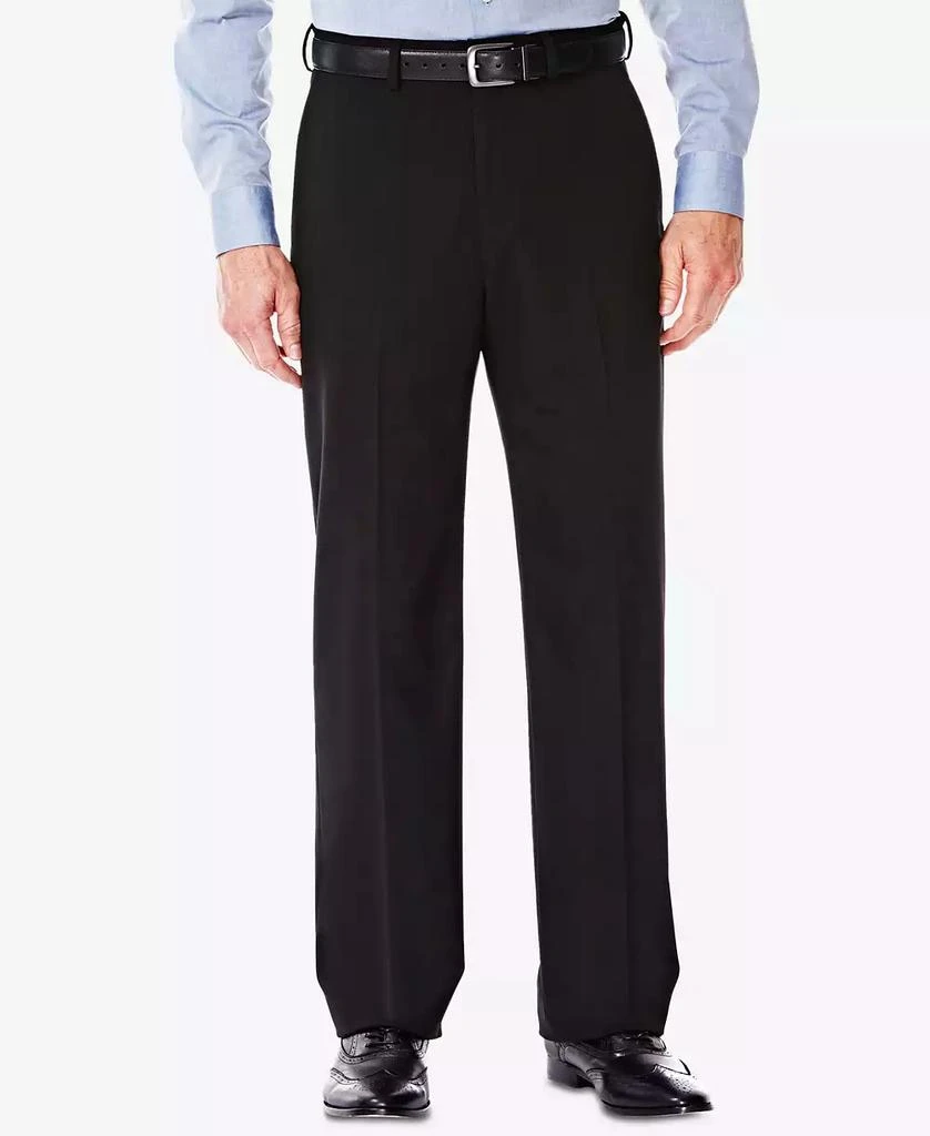 Haggar JMH Men Premium Stretch Classic Fit Flat Front Suit Pant 1