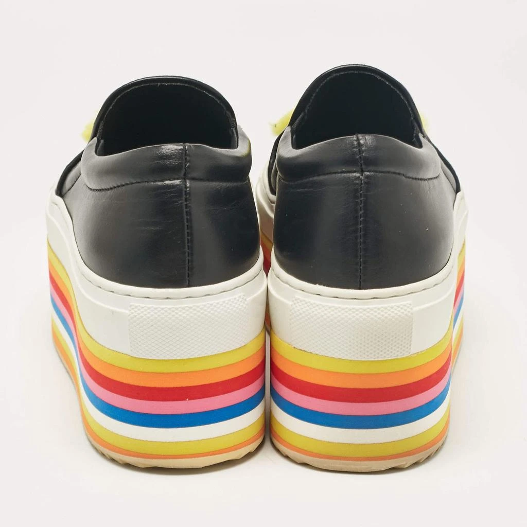 Joshua Sanders Joshua Sanders Black Leather Slip On Sneakers Size 36 5