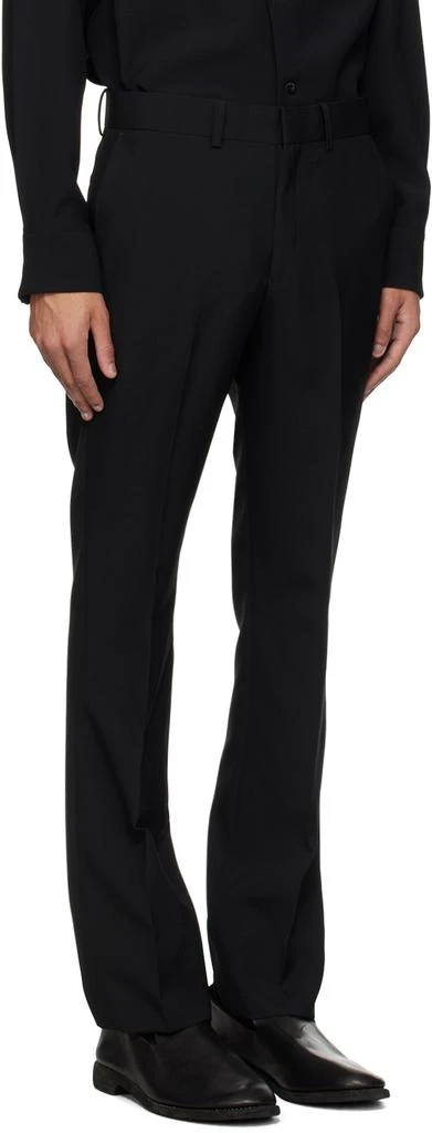 n.hoolywood Black Slim-Fit Trousers 2