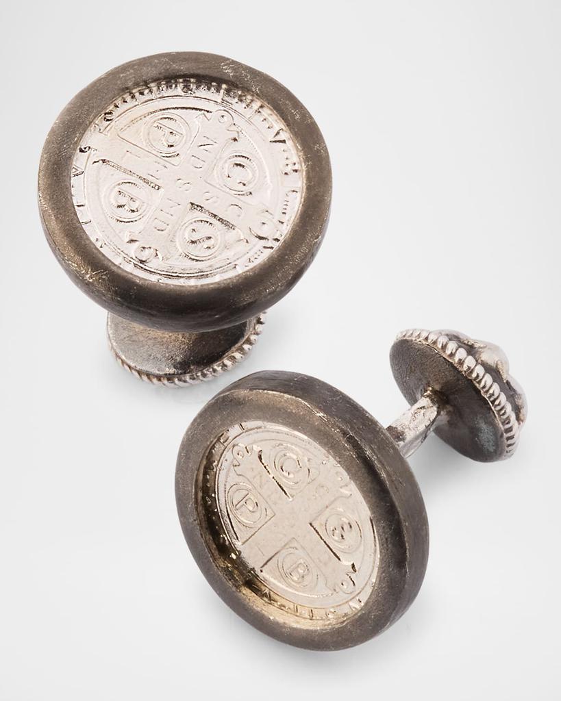 Armenta Men's Romero Cufflinks in Sterling Silver