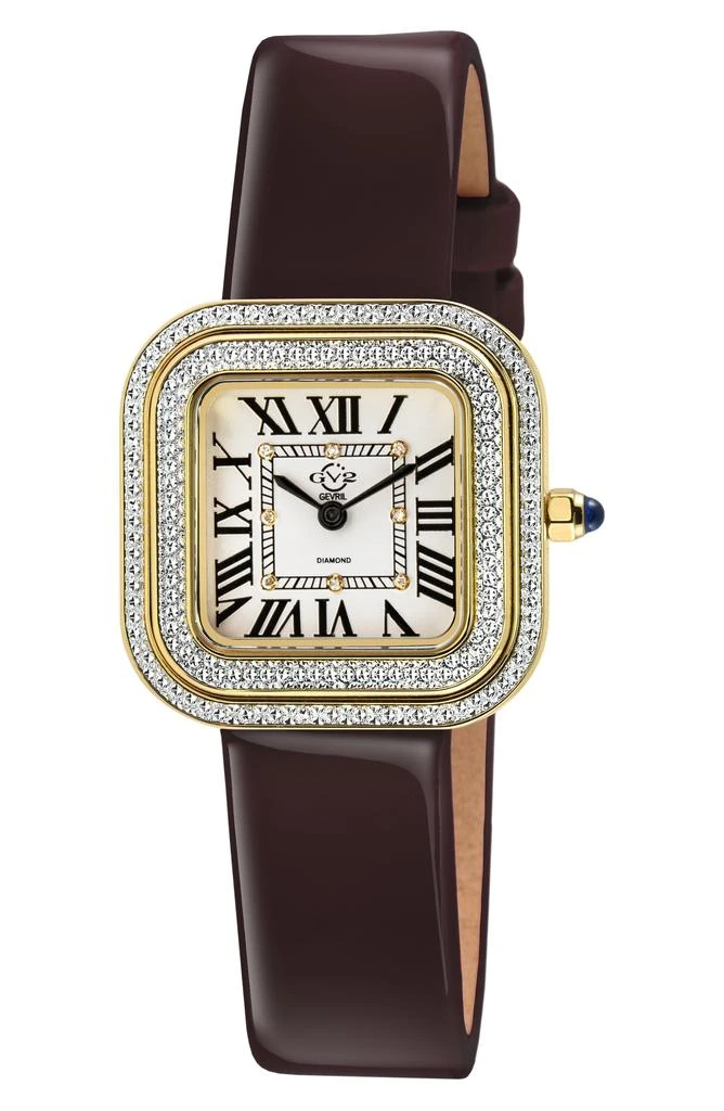 GV2 Bellagio Diamond Swiss Bracelet Watch, 30mm 1