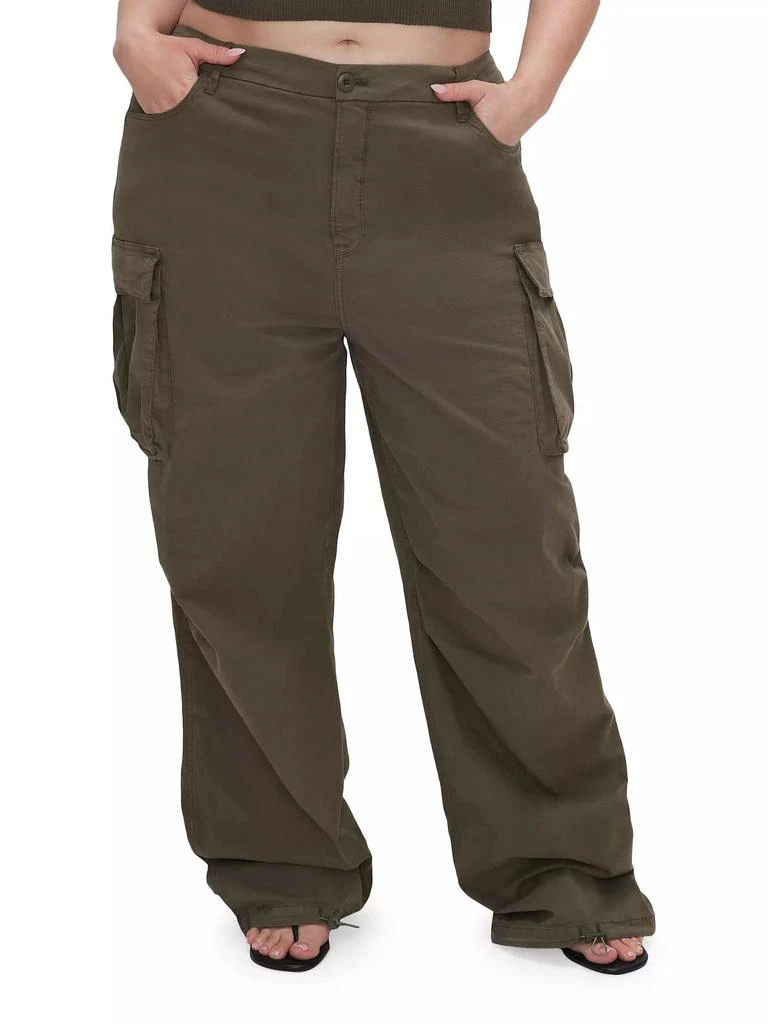 Good American Wide-Leg Cargo Pants 7