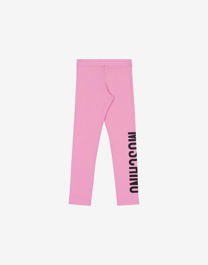 Moschino Jersey Leggings Lettering Logo
