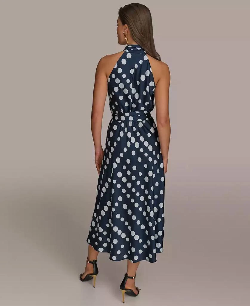 Donna Karan Women's Polka Dot High-Neck Dress 7