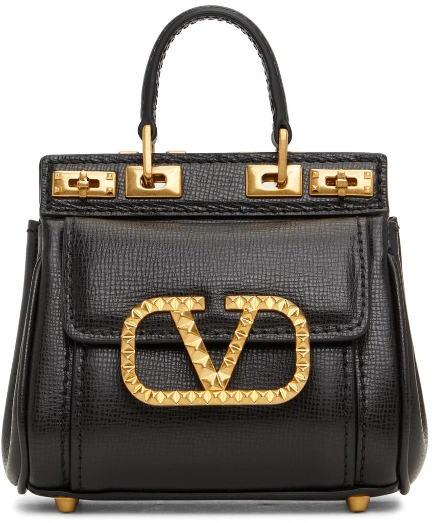 Valentino Black Micro Rockstud Alcove Bag 2