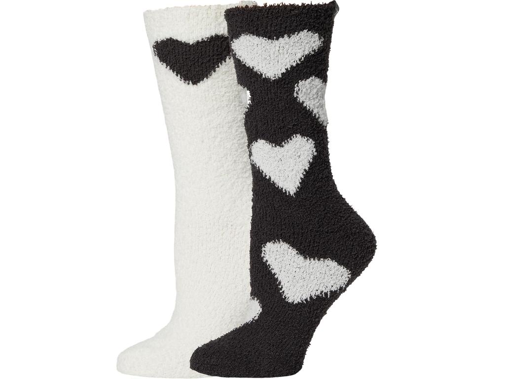 Barefoot Dreams Cozychic® Heart Print Sock Set