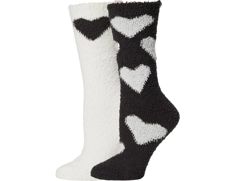 Barefoot Dreams Cozychic® Heart Print Sock Set 1