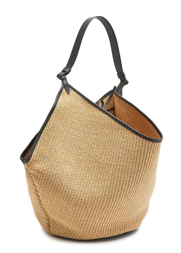 Khaite Lotus medium raffia tote  2