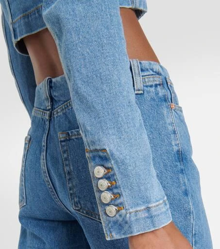 Magda Butrym Cropped denim top 5