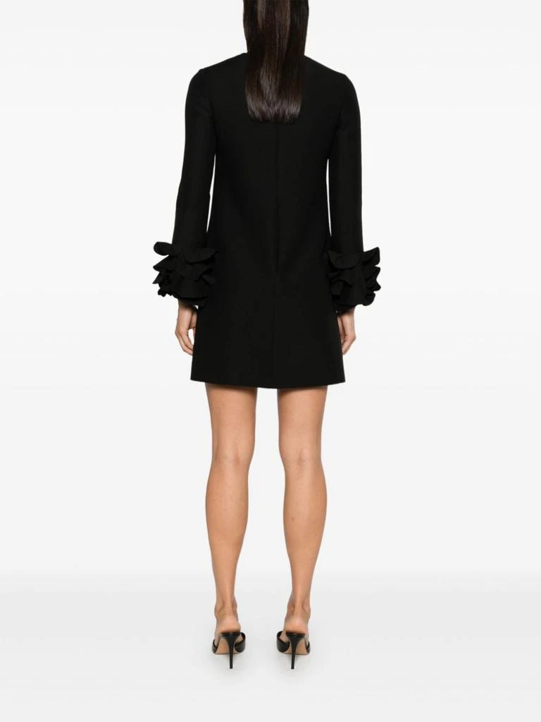 Valentino VALENTINO - Wool And Silk Blend Embroidered Dress 2