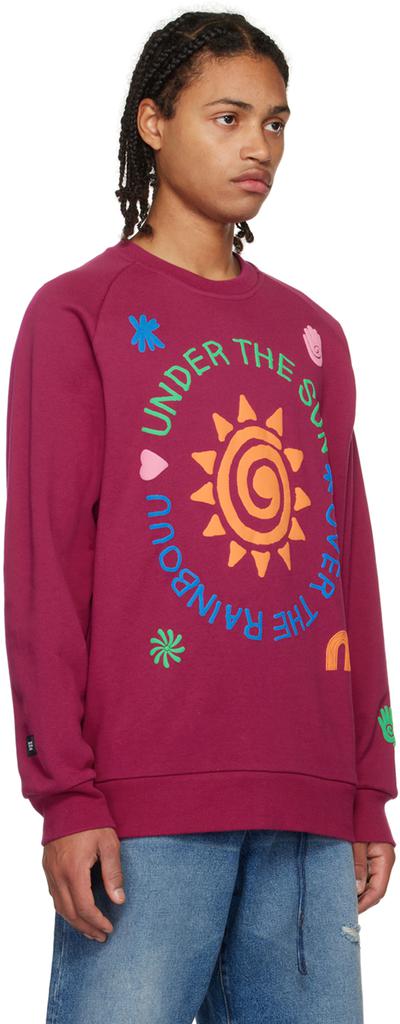 Double Rainbouu Purple 'Under The Sun' Sweatshirt