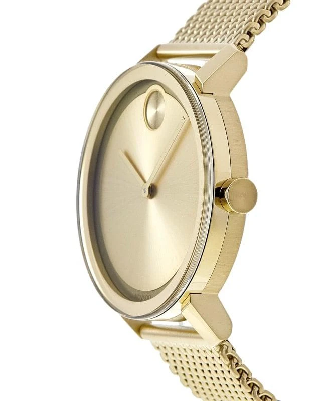 Movado Movado Bold Evolution Gold Dial Gold Plated Steel Men's Watch 3600560 2
