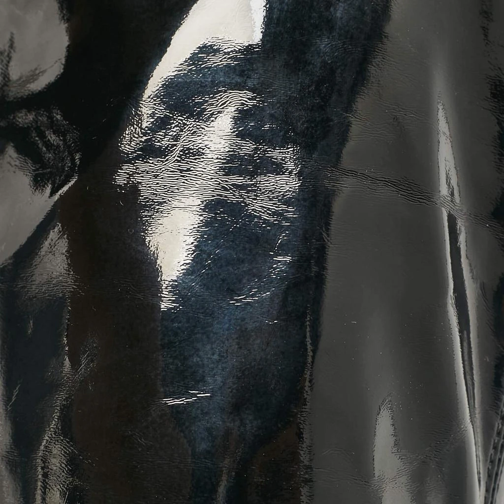Yves Saint Laurent Saint Laurent Black Patent Leather Thigh High Boots Size 38 8