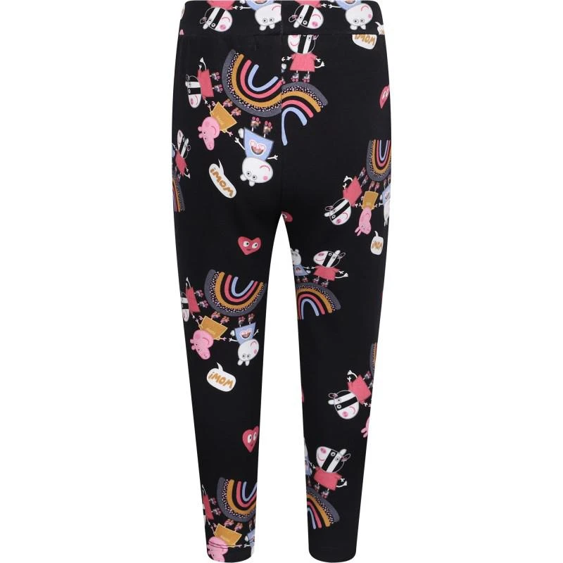 NAME IT® Peppa pig print organic pants in dark sapphire 2