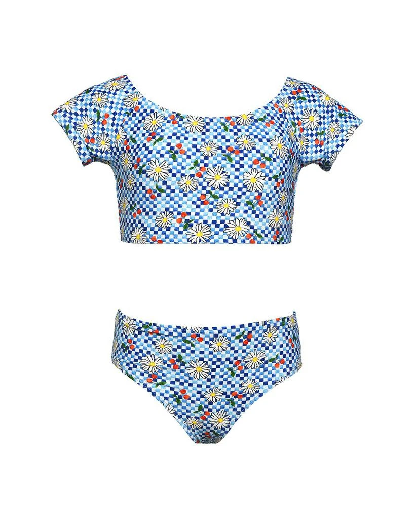 Hobie HOBIE Picnic Cap Sleeve 2pc Swim Set 1